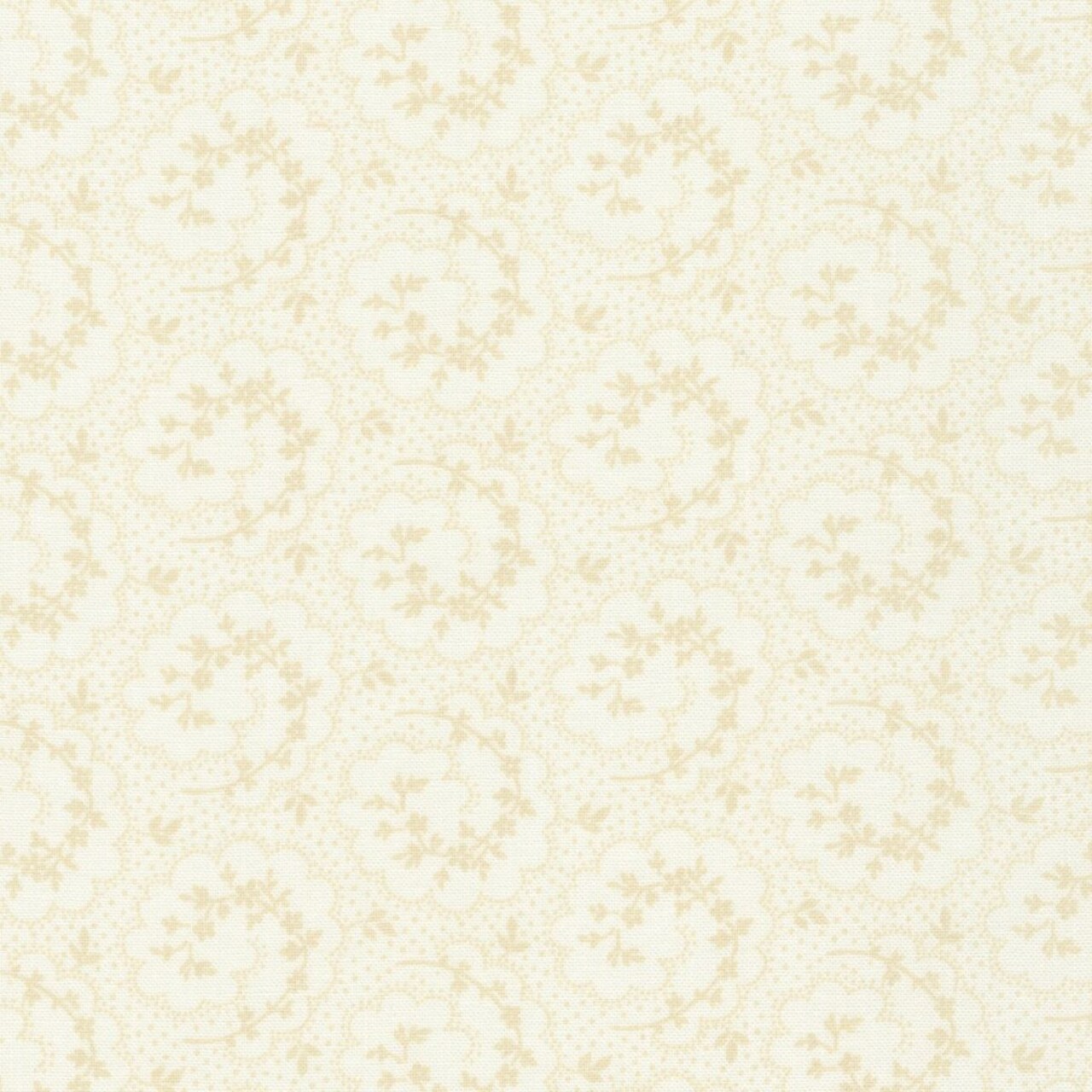 Bouquet of Roses Vintage White Cotton Fabric by Robert Kaufman by the yard